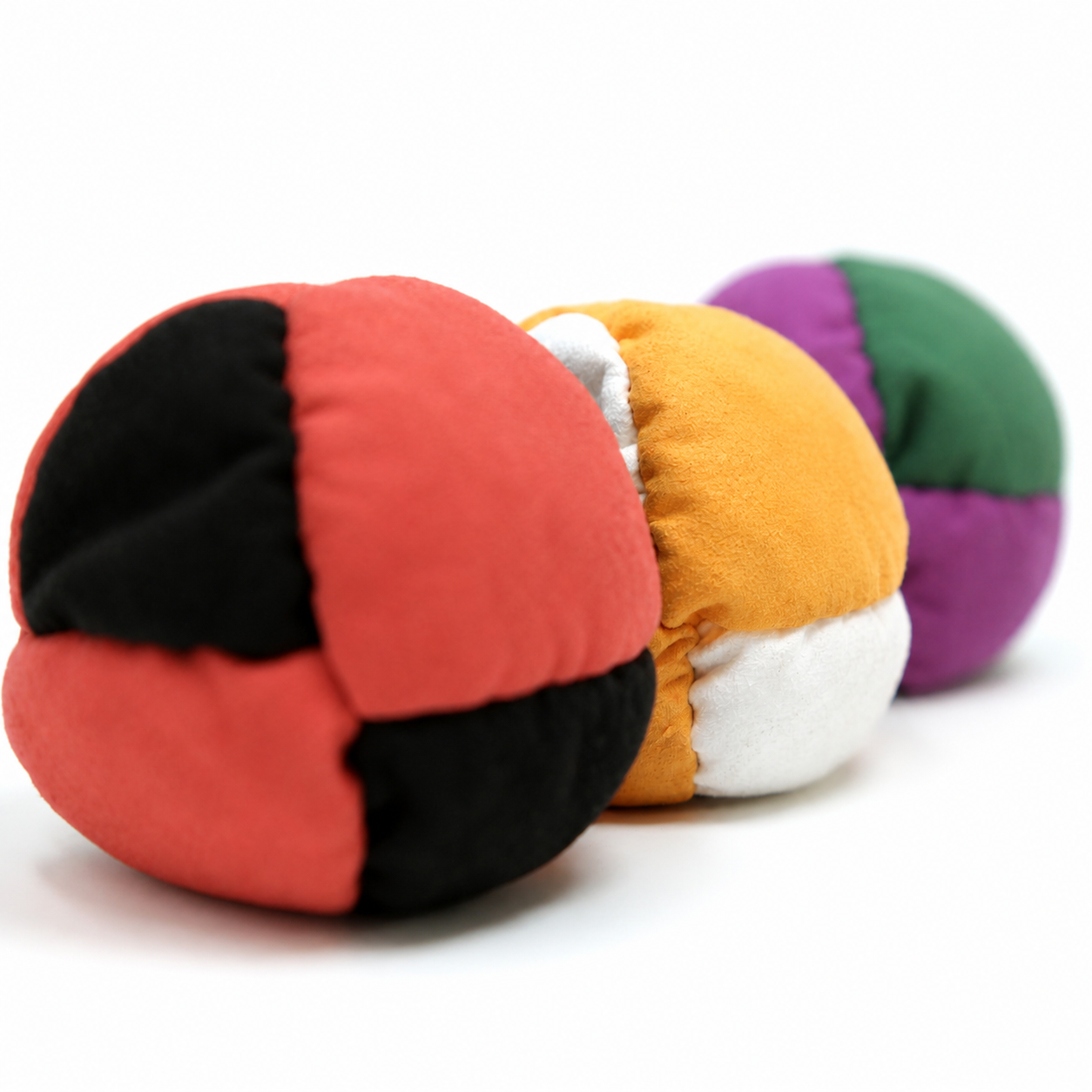 Hackline 8-Panel Performance Footbag — 3-Pack Bundle